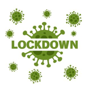 lockdown, covid-19, icon