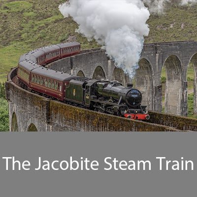 The Jacobite steam train runs from Fort William to Mallaig